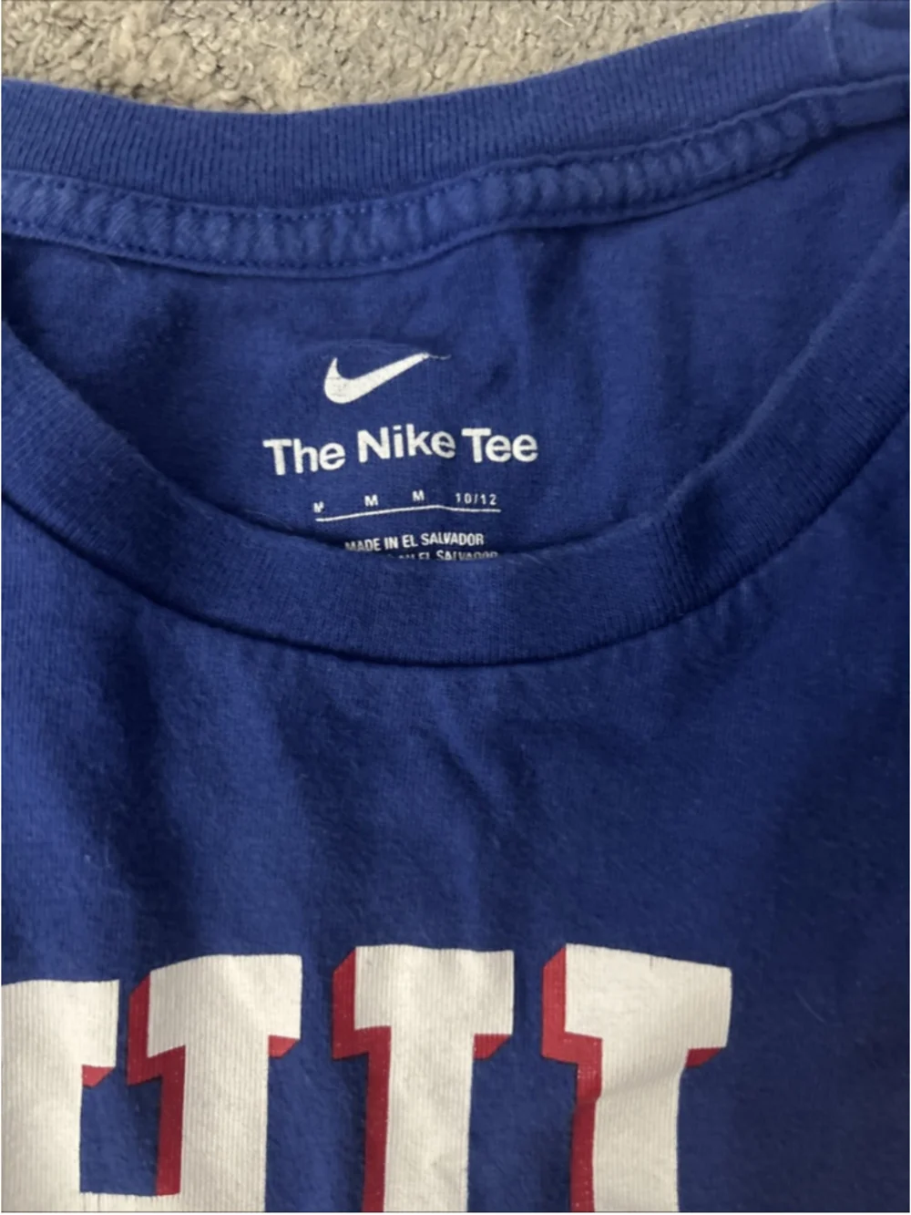 Philadelphia 76ers Joel Embiid #21 The Nike Tee T-shirt Youth M 10-12